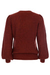 Meisjes Knitted Pullover van LOOXS Little & Me in de kleur TERRA in maat L.