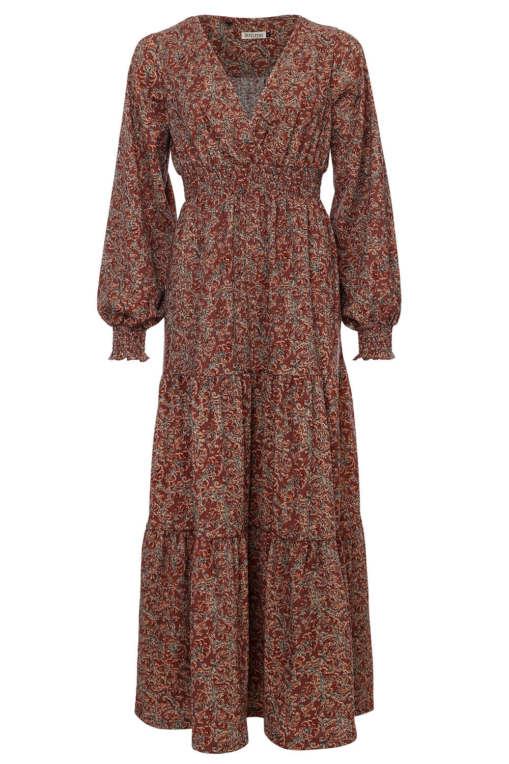 LOOXS Little & Me Crinkle Maxi Dress