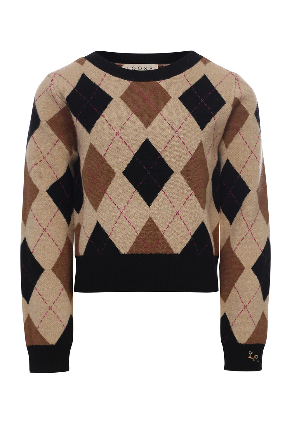 LOOXS 10sixteen Argyle Pullover