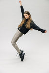 LOOXS 10sixteen Check Skinny Pants