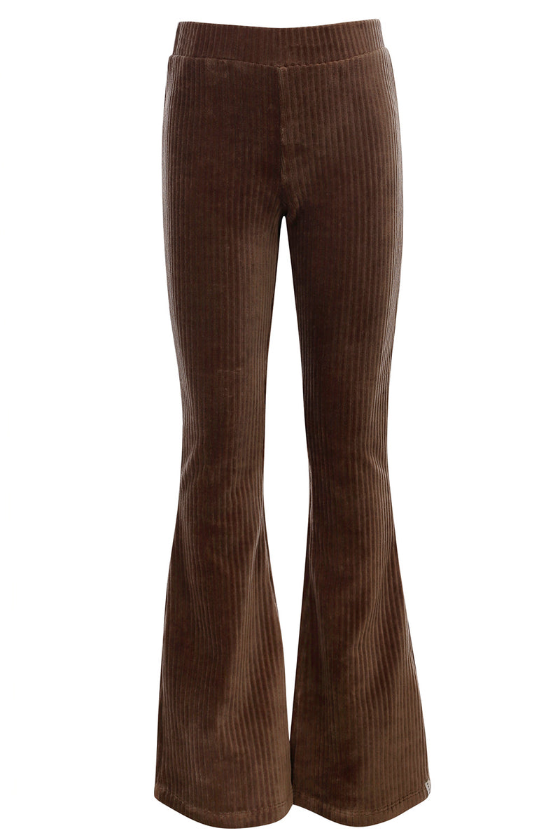 LOOXS Little Rib Velours Flare Pants