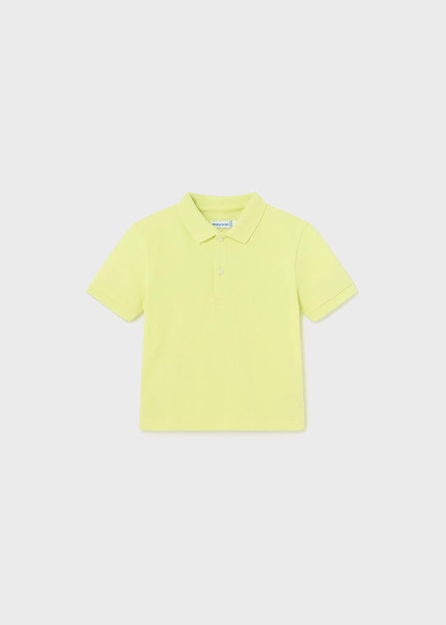 Mayoral Basic s/s polo Lime