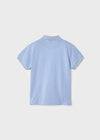 Mayoral Basic s/s polo Powder blu