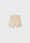 Mayoral Basic twill chino shorts Sesame