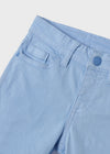 Mayoral Basic 5 pockets twill shorts Powder blu