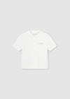 Mayoral Polo s/s mao neck Natural