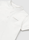 Mayoral Polo s/s mao neck Natural