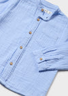 Mayoral S/s buttondown shirt Cloud