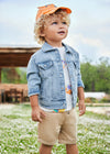 Mayoral Linen relax shorts Cookie