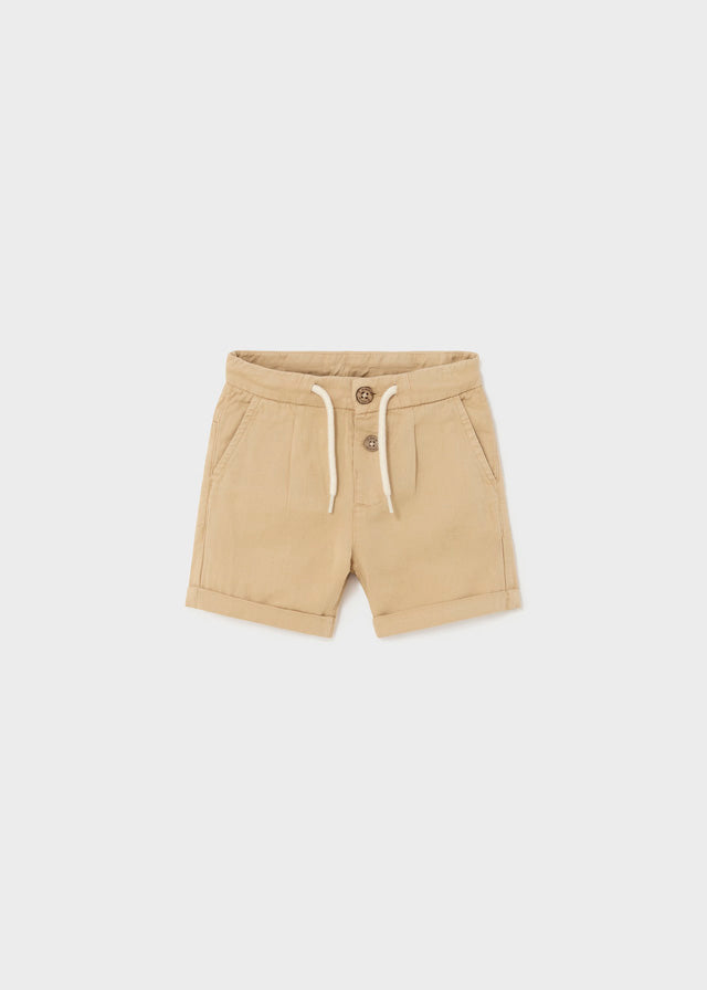 Mayoral Linen relax shorts Cookie