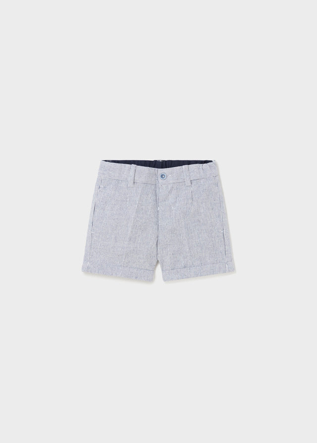 Mayoral Linen dressy shorts Navy