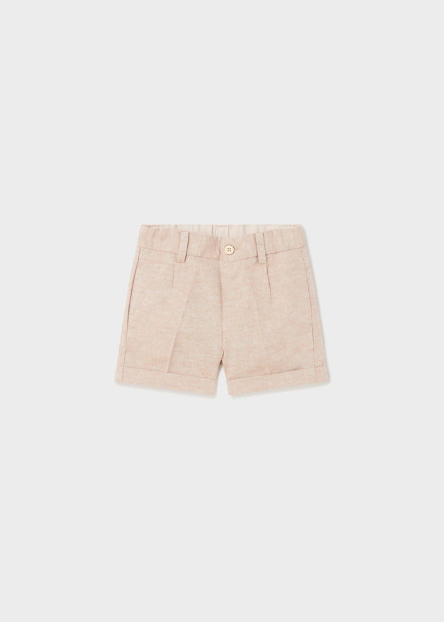 Mayoral Linen dressy shorts Coconut