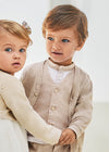 Mayoral Dressy linen vest Coconut