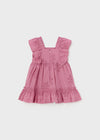 Mayoral Embroidered dress Hibiscus