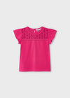 Mayoral S/s t-shirt Fuchsia