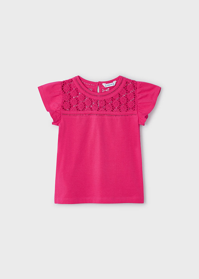 Mayoral S/s t-shirt Fuchsia