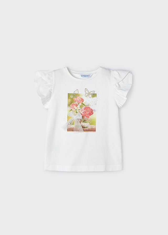 Mayoral S/s t-shirt Natur-nude