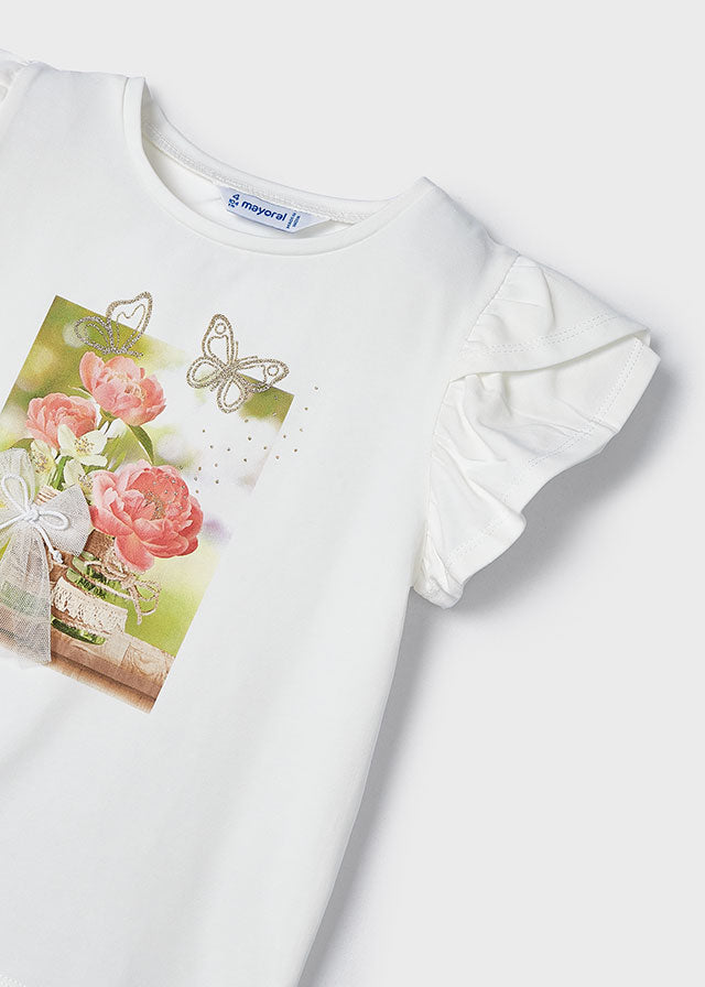 Mayoral S/s t-shirt Natur-nude