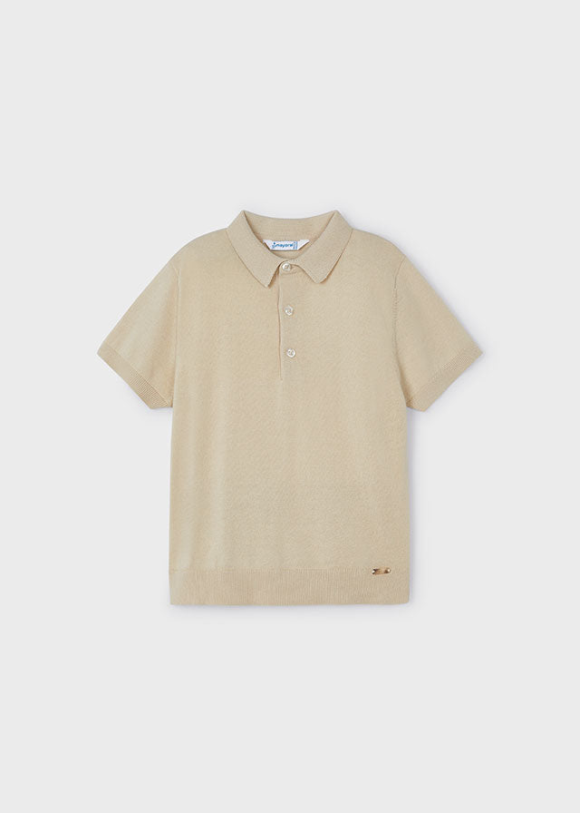 Mayoral S/s polo Raffia