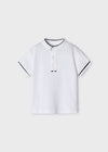 Mayoral Polo s/s mao neck White