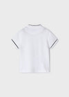Mayoral Polo s/s mao neck White