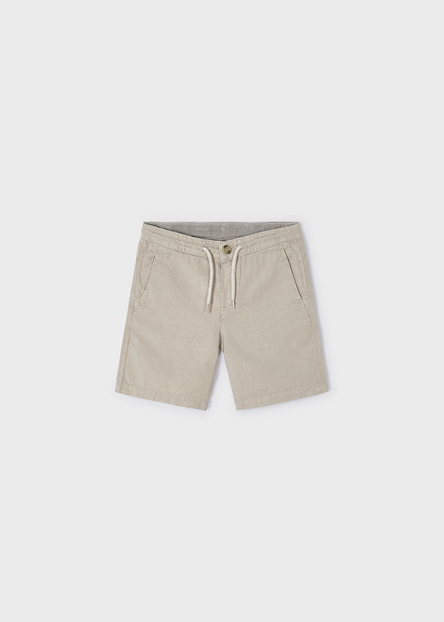 Mayoral Linen shorts Semolina