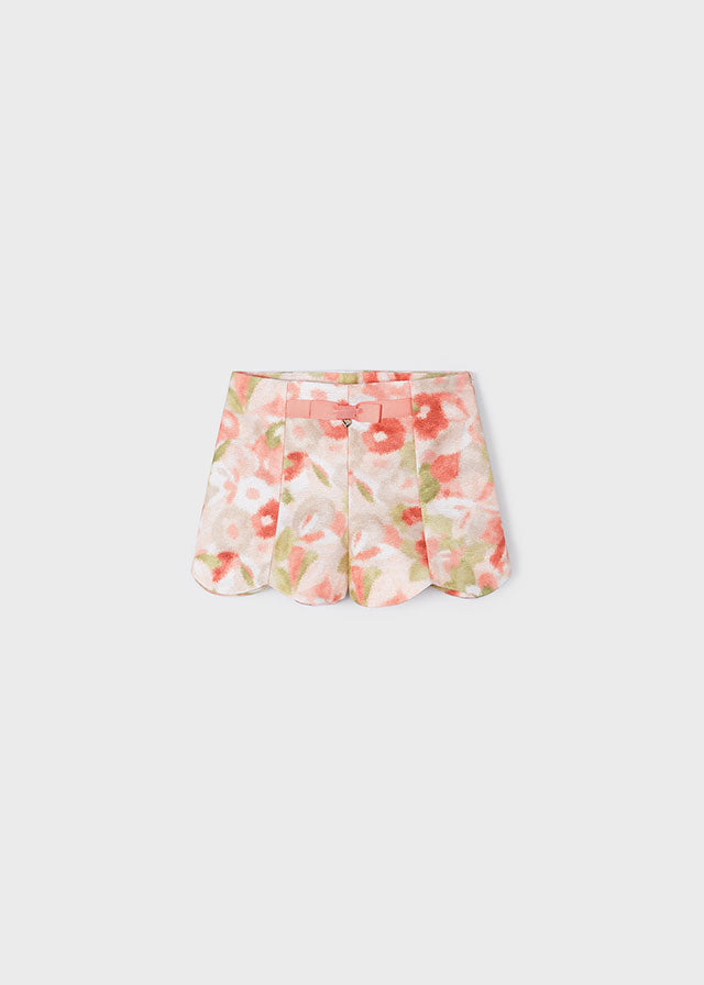 Mayoral Patterned short pant Nude