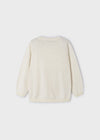 Mayoral Linen cotton sweater Milk