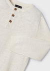 Mayoral Linen cotton sweater Milk