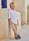 Mayoral Linen pants Semolina