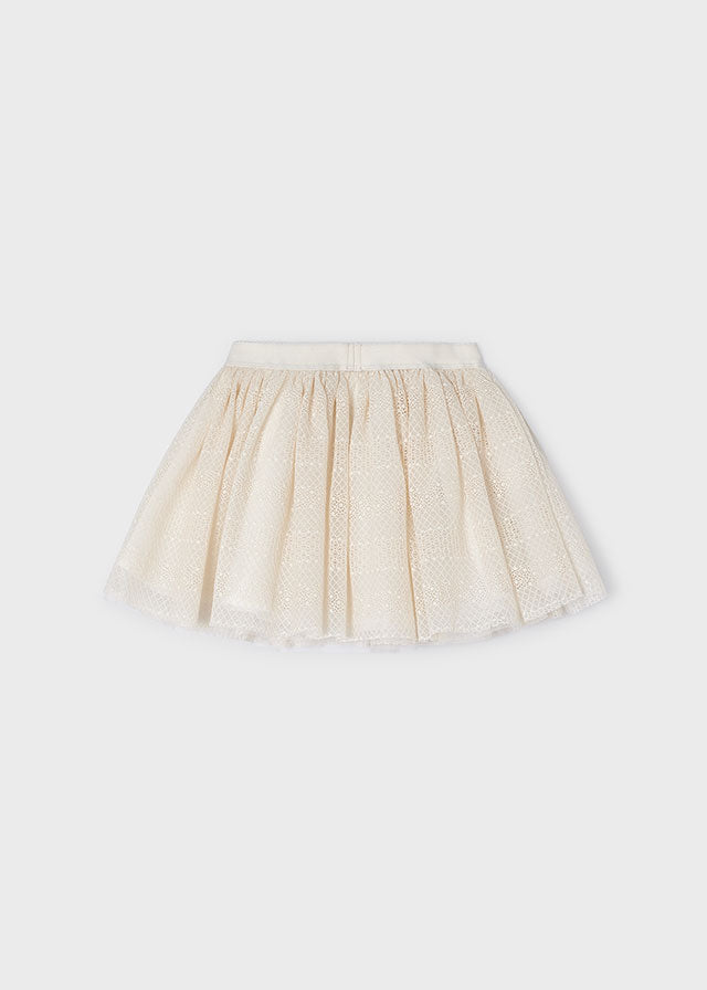 Mayoral Tul skirt Almond
