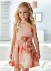 Mayoral Printed dress Nude