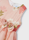 Mayoral Printed dress Nude