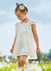 Mayoral Lace dress Natural