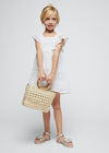 Mayoral Lace dress Natural