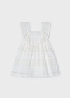 Mayoral Lace dress Natural