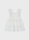 Mayoral Lace dress Natural