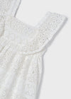 Mayoral Lace dress Natural