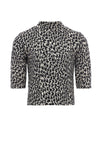 Meisjes Jacquard Top van LOOXS 10sixteen in de kleur antra spots in maat 176.
