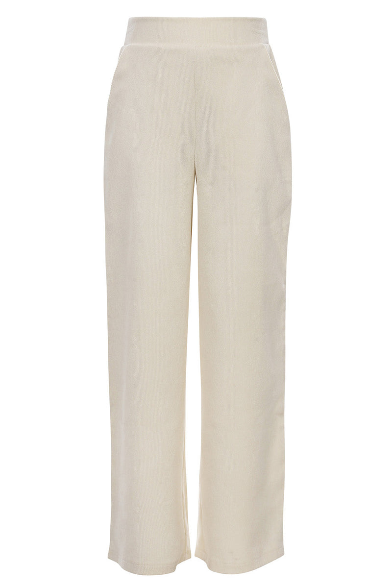 Meisjes Corduroy Wideleg Pants van LOOXS 10sixteen in de kleur bone in maat 170-176.