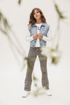 LOOXS 10sixteen Jacquard Flare Pants