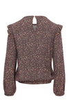 Meisjes Flower Printed Top van LOOXS Little in de kleur Daisy dream in maat 128.