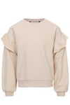 Meisjes Sweater van LOOXS Little in de kleur Crystal gray in maat 128.