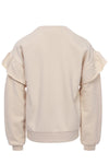 Meisjes Sweater van LOOXS Little in de kleur Crystal gray in maat 128.