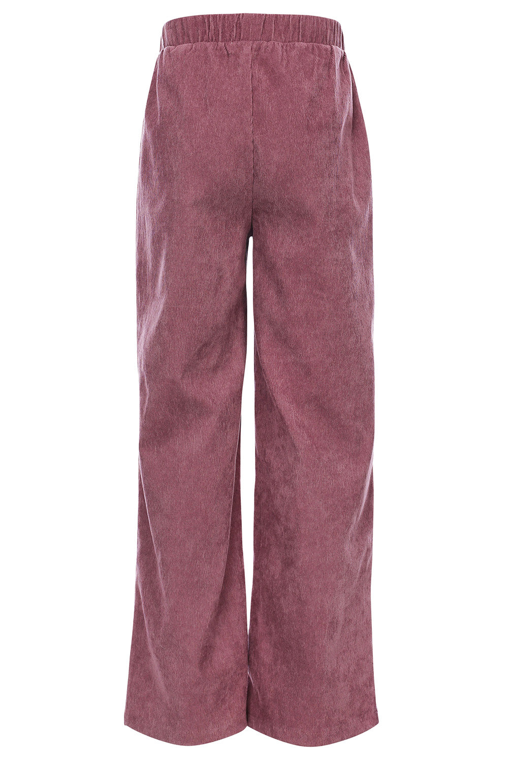 Meisjes Corduroy Wideleg Pants van LOOXS Little in de kleur Mauve Blush in maat 128.