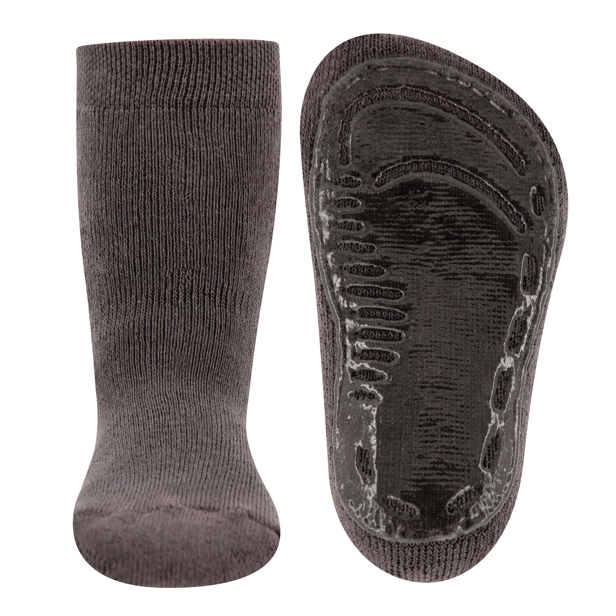 Ewers Anti-slip sokken Softstep bruin