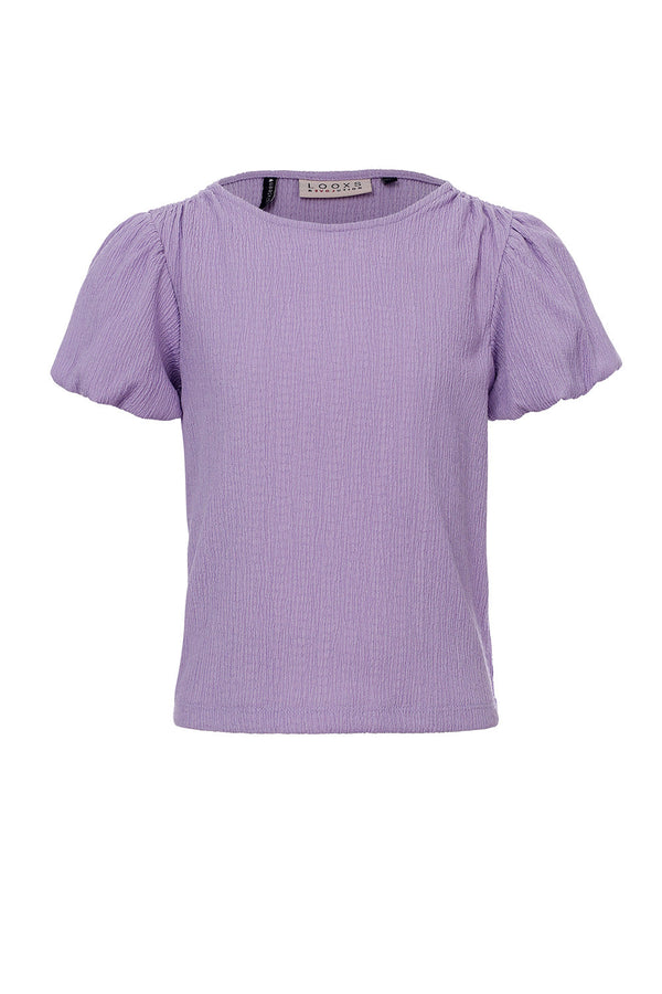 Meisjes Cinkle Top van LOOXS 10sixteen in de kleur Pale purple in maat 176.