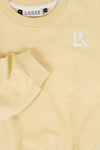 Meisjes Sweater van LOOXS 10sixteen in de kleur Soft yellow in maat 176.
