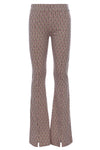 Meisjes Printed  Flare Pants van LOOXS 10sixteen in de kleur Argyle in maat 170-176.