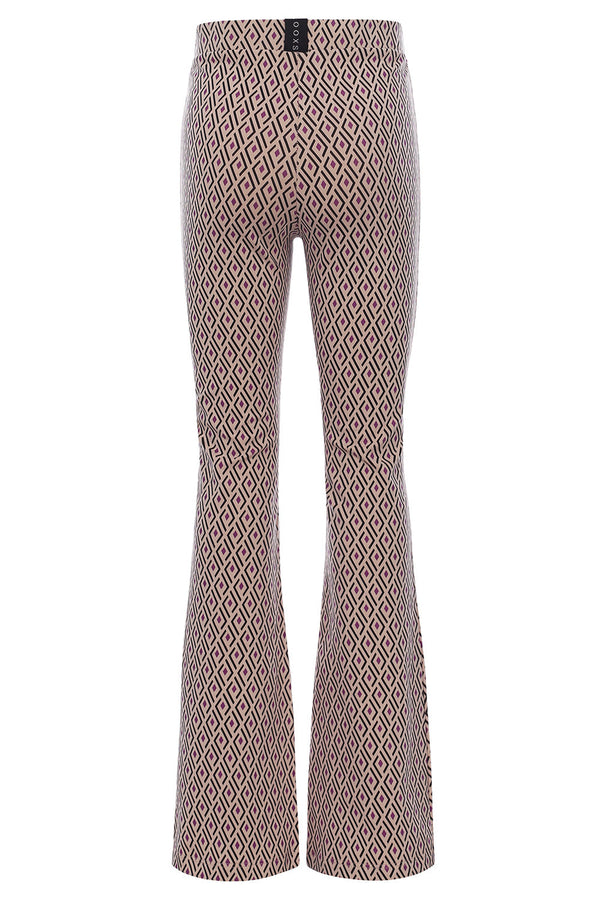LOOXS 10sixteen Printed  Flare Pants